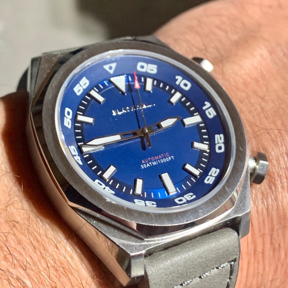 Blackwell Automatic Van Alen Watch Blue Dial SS - Picture 2 of 12